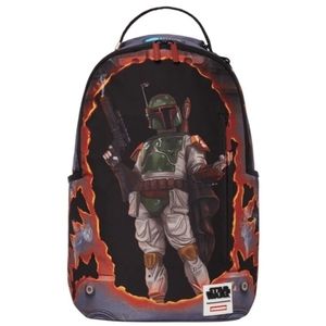 SPRAYGROUND.  STAR WARS BOBA FETT BLOWOUT SHARK BACKPACK